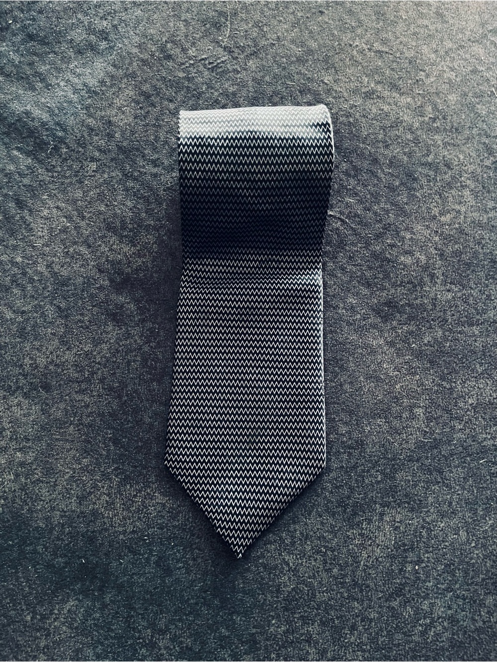 Pierre Balmain Chevron Leopard Tie